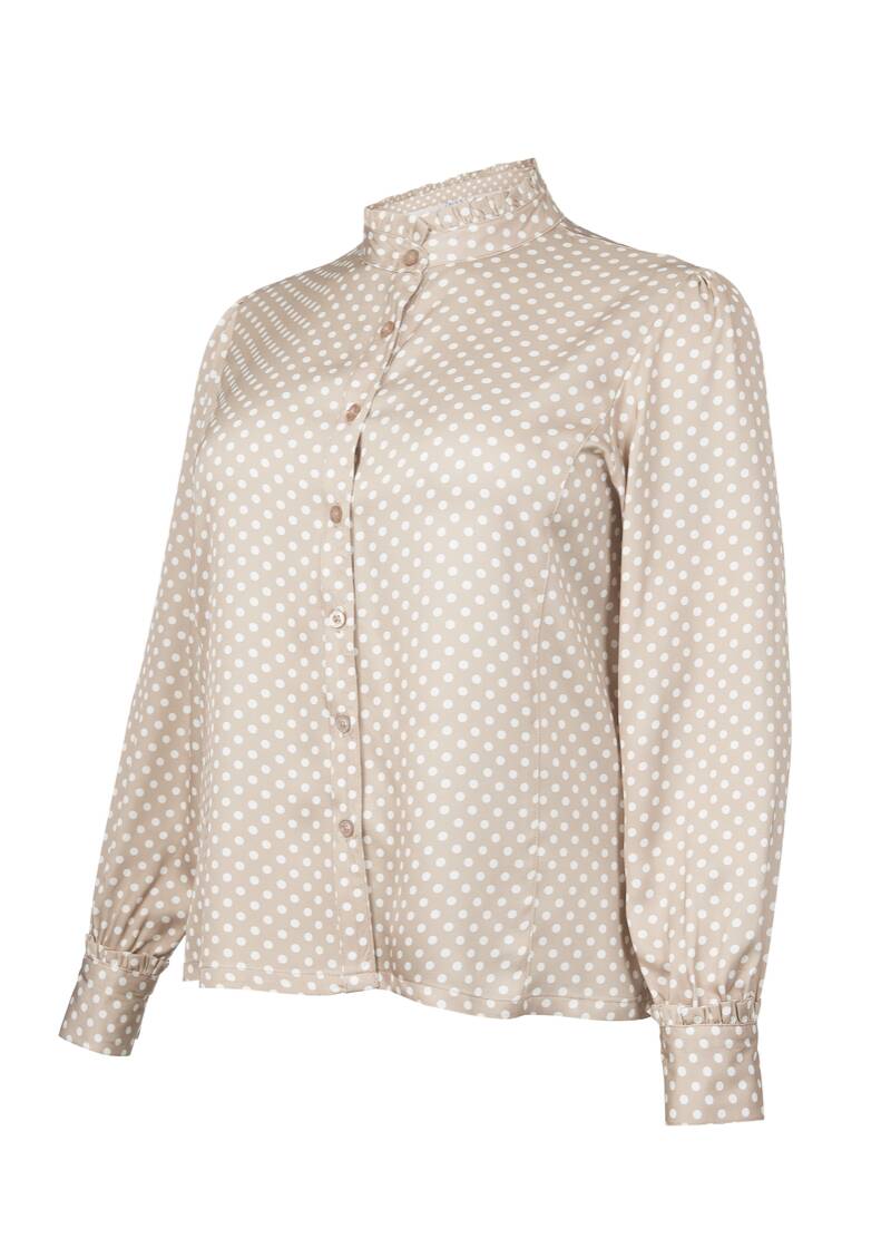 ROCK YOUR CURVES by Angelina Shirt Blouse in Beige/BraunArtikelnummer RYC-LCAK-0289-261